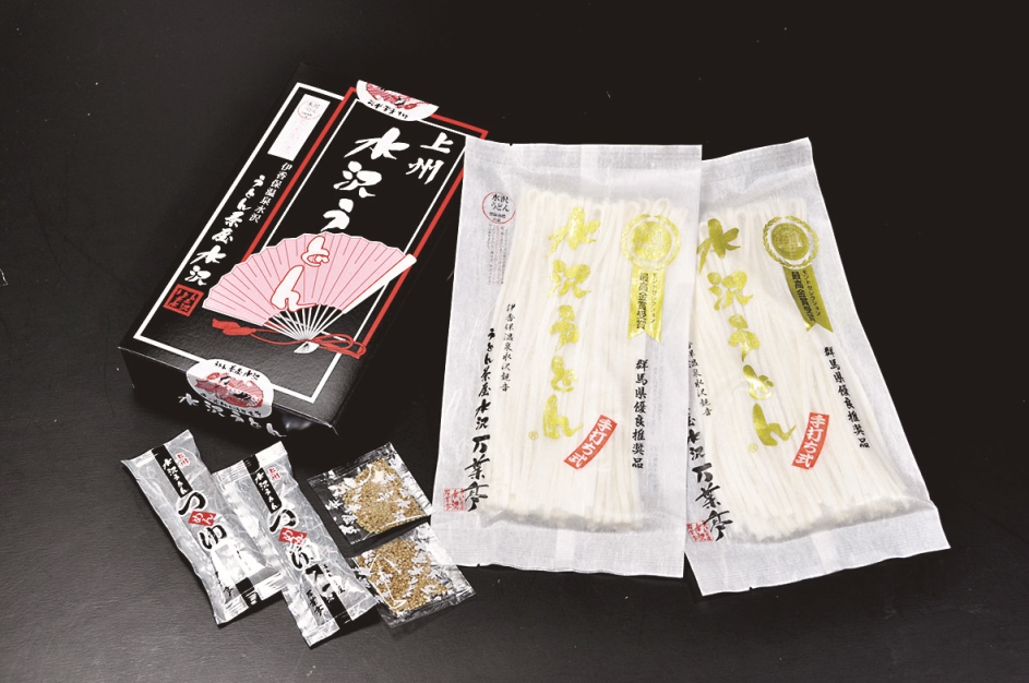 上州万葉亭の水沢うどん4人前ギフト