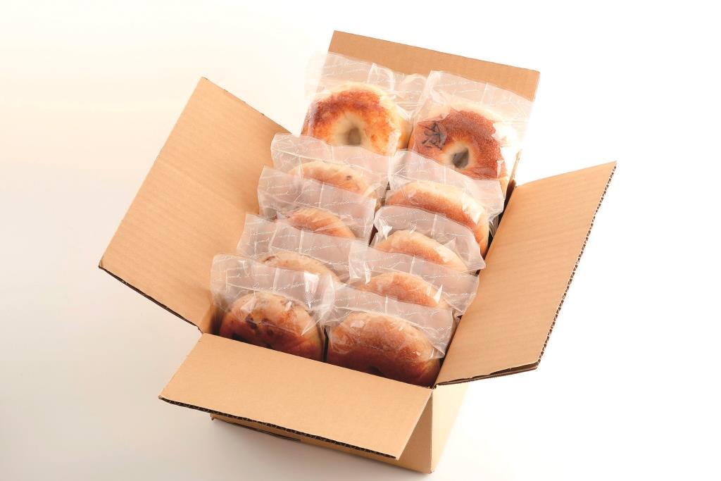 049-30【mi:】BagelCafe&NaturalMarket 冷凍ベーグル10個セット